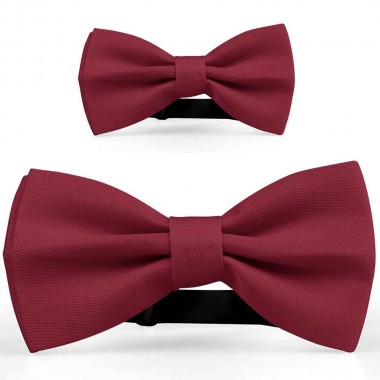 Set papioane tata fiu rosu-bordo, uni